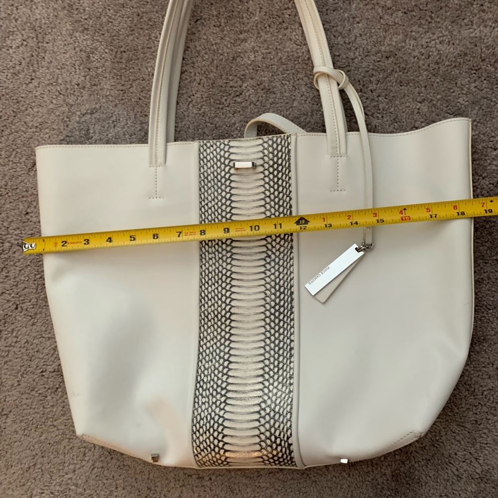 White And Python Print Vince Camuto Tote. - image 6